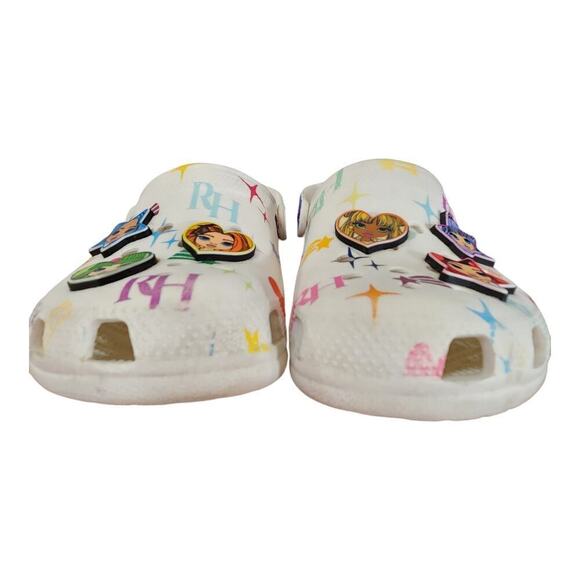 Crocs classic clog rainbow high white size J3 - Picture 5 of 15